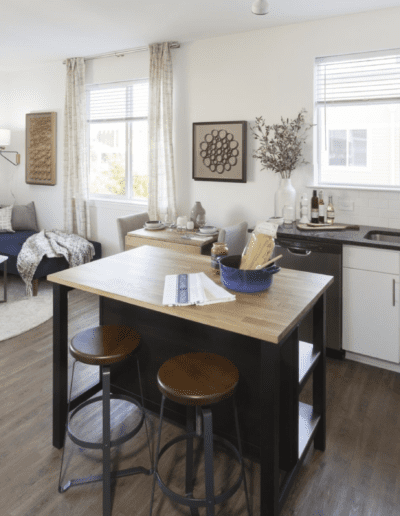 Open-Plan Kitchen & Living Space